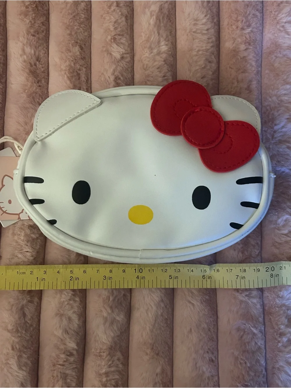 Hello Kitty White belt Bag with Red Bow
